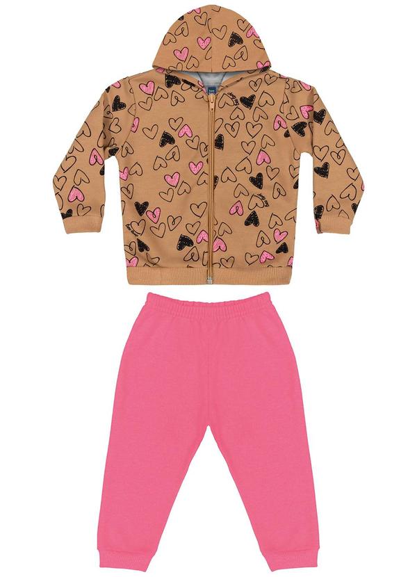 Conjunto Jaqueta e Calça Bebê Marrom