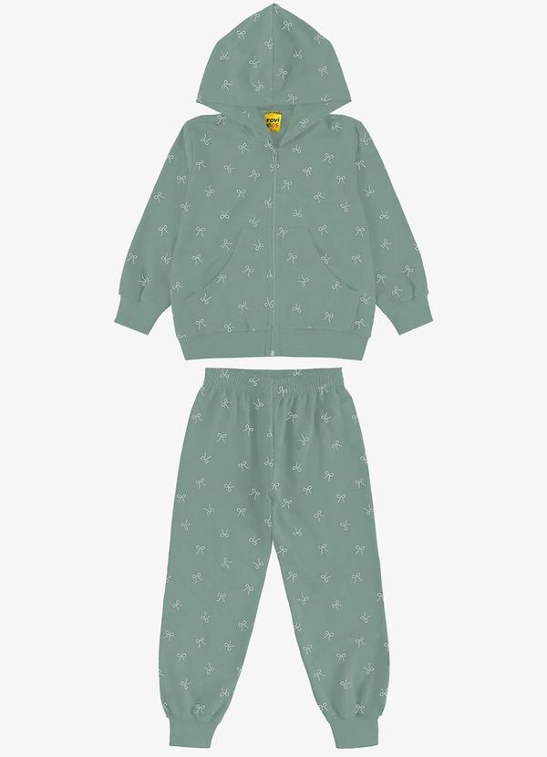 Conjunto Jaqueta e Calça Molecotton Verde