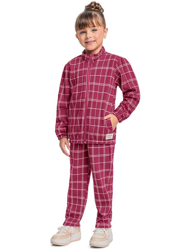Conjunto Jaqueta e Calça Rosa