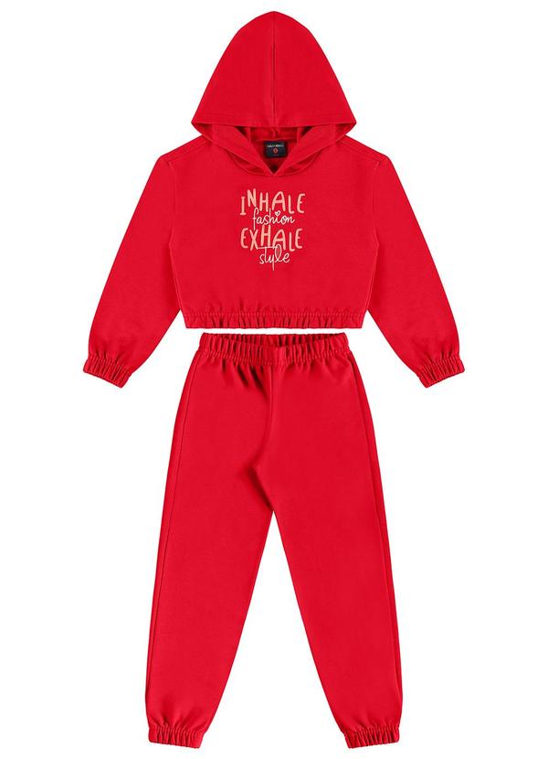 Conjunto Jaqueta e Calça Vermelho