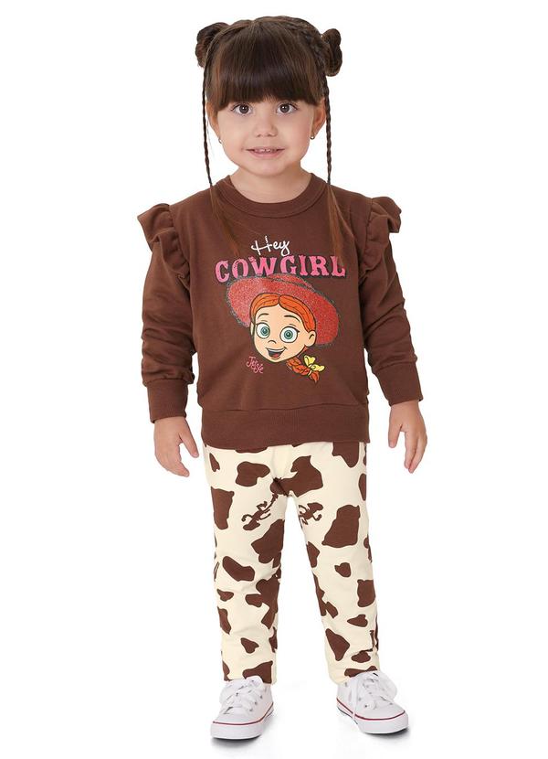 Conjunto Jessie® em Moletinho Marrom