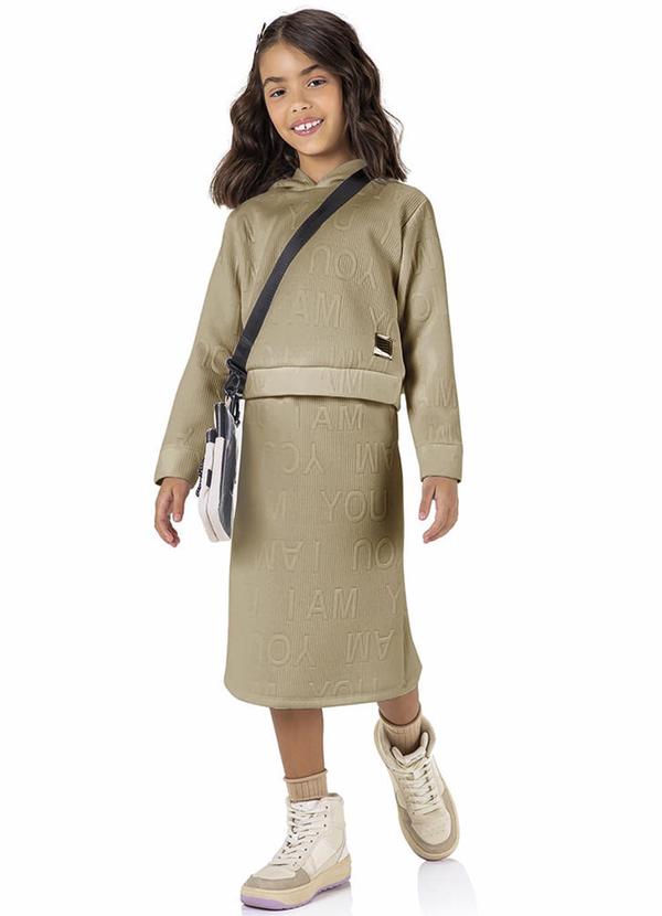 Conjunto Longo Infantil Feminino Marisol Marrom