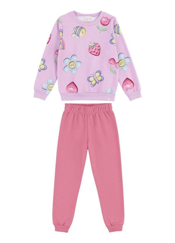 Conjunto Longo Infantil Menina Marisol Lilas