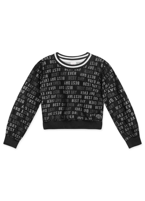 Conjunto Longo Infantil Preto