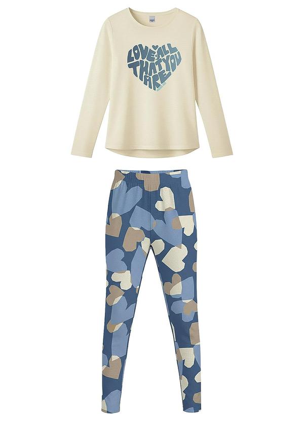 Conjunto Love All Bege