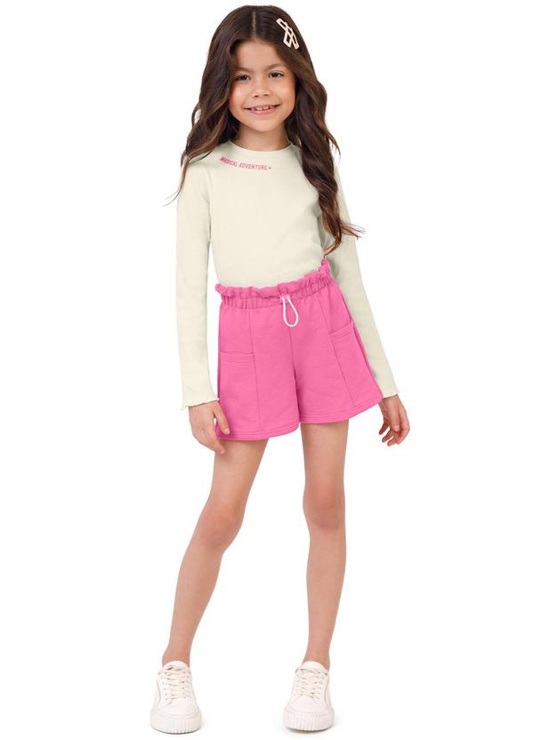 Vista 2 Conjunto Magical Adventure Clochard Bege Malwee Kids Malwee Kids