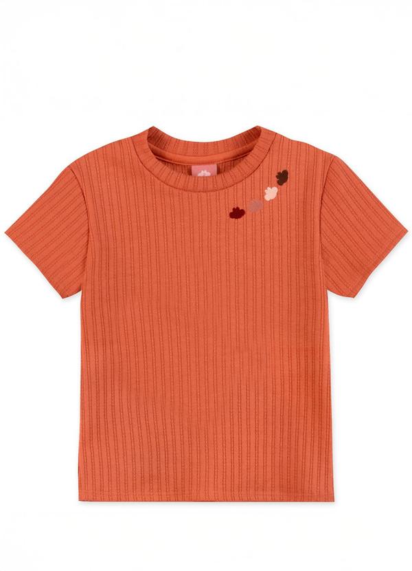 Blusa Manga Longa Bebê Laranja