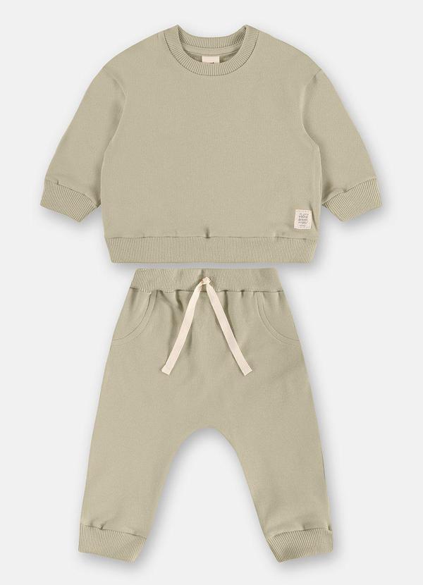 Conjunto Molecotton Bege