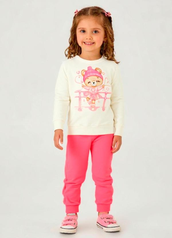Conjunto Moletinho Rosa