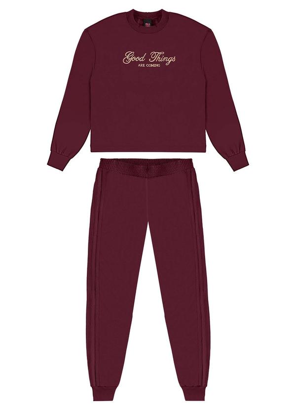 Conjunto Moletinho Vermelho