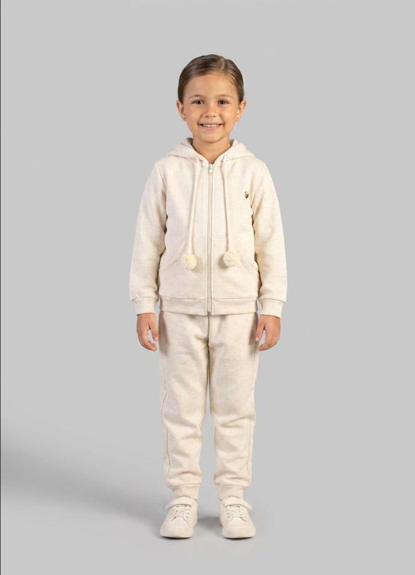 Conjunto Moletom Linho Natural