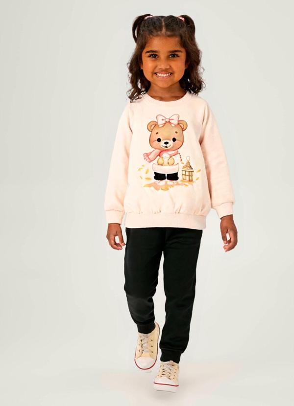 Conjunto Moletom Rosa