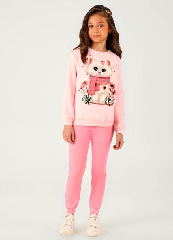 Conjunto Moletom Rosa