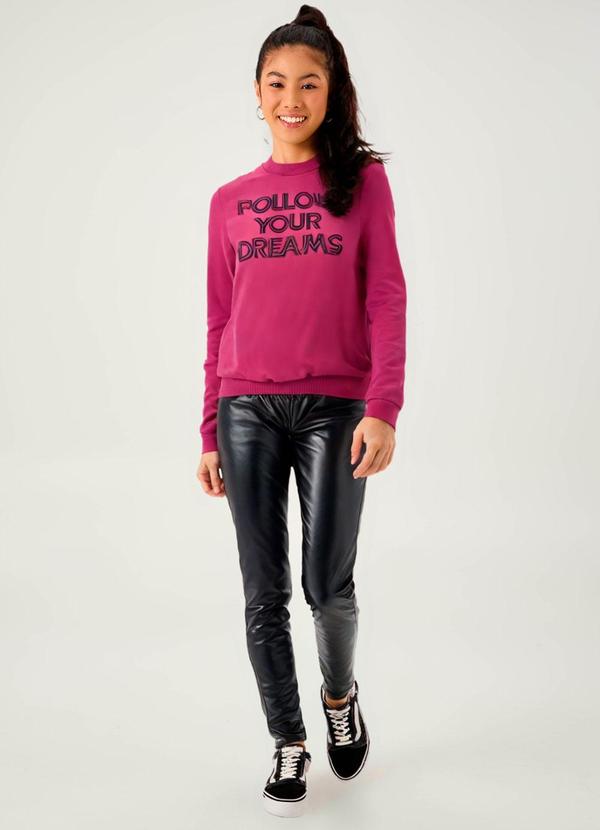 Conjunto Moletom Roxo