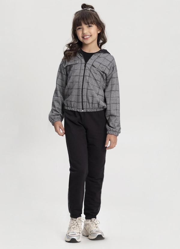Conjunto para com Jaqueta e Calça Preto