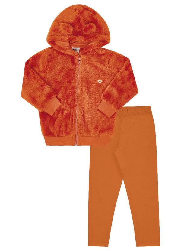 Conjunto Pelo Menina Laranja