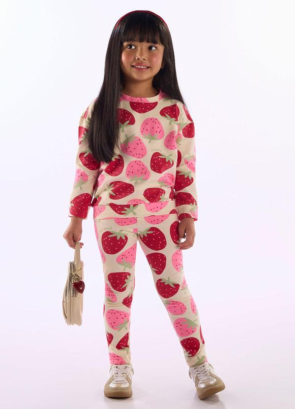 Conjunto Super Cotton Felpado Estampado