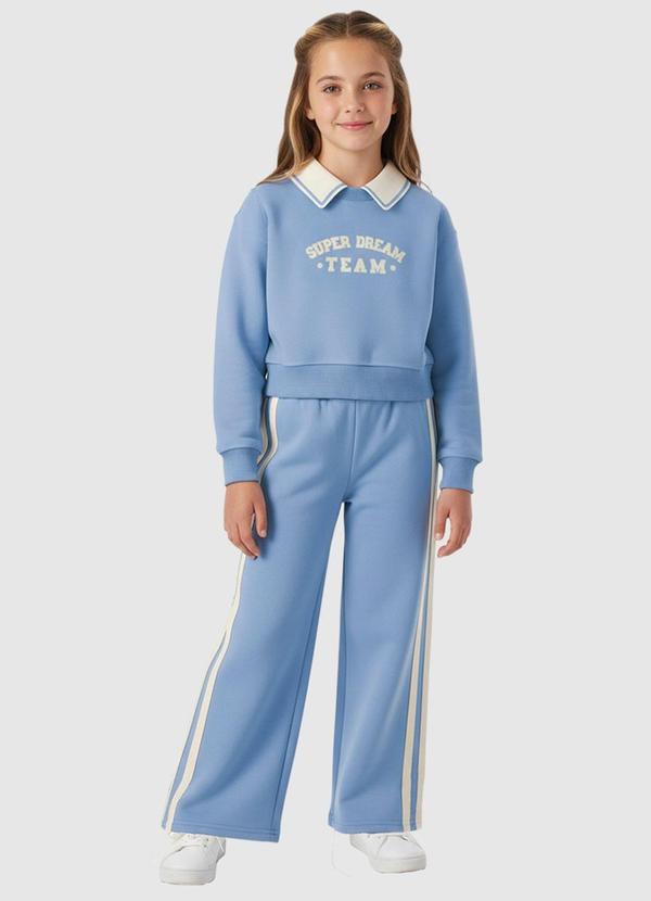 Conjunto Super Dream Team em Moletom Azul