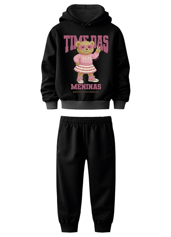 Conjunto Time das Meninas Preto