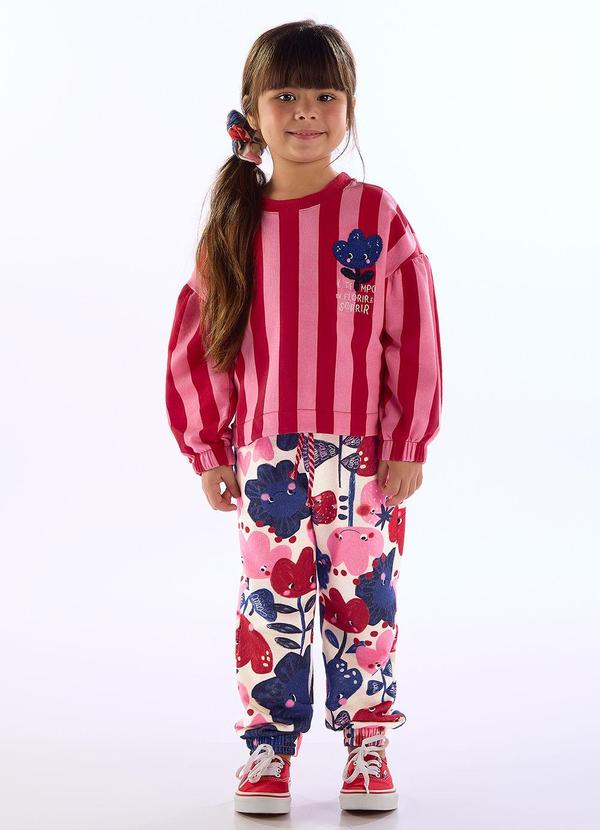 Conjunto Tulipa Inverno Rosa