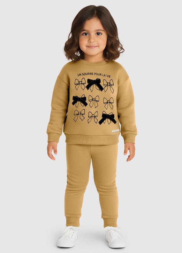 Conjunto Un Sourire Pour La Vie Amarelo