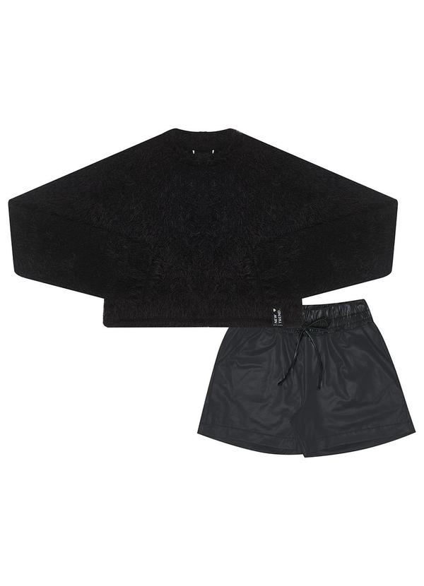 Conjunto Pelo Light e Malha Térmica Cirrê Preto