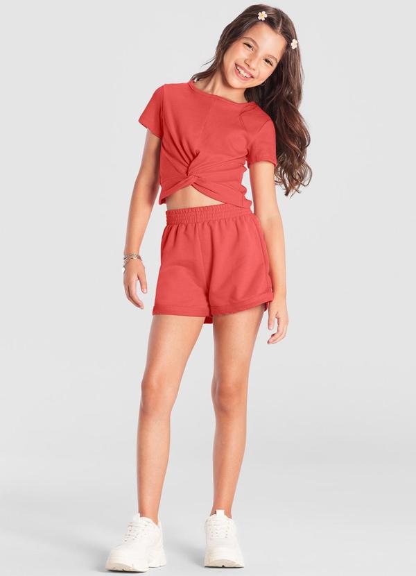 Brandili Young Conjunto Teen Amarração Vermelho