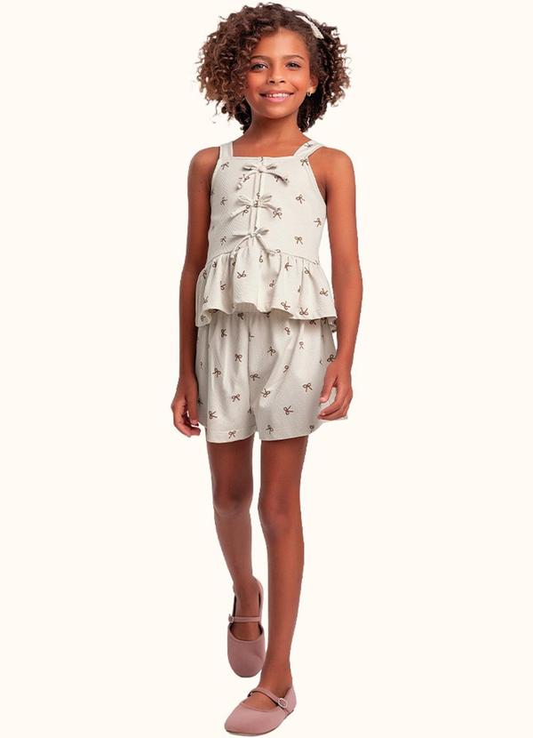 Cj.Blusa/Short Marrom