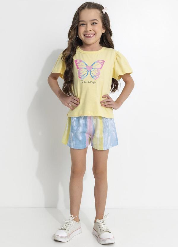 Conjunto Borboleta Amarelo