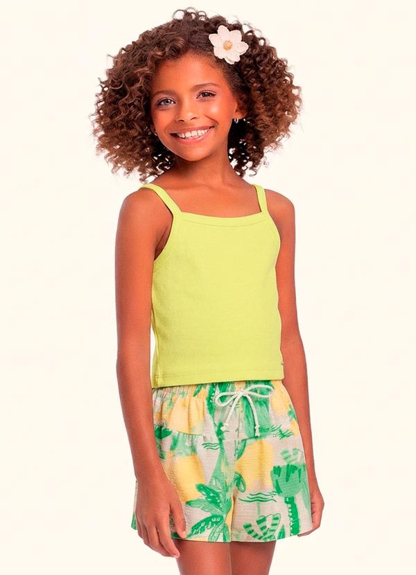 Cj.Regata/Short Amarelo