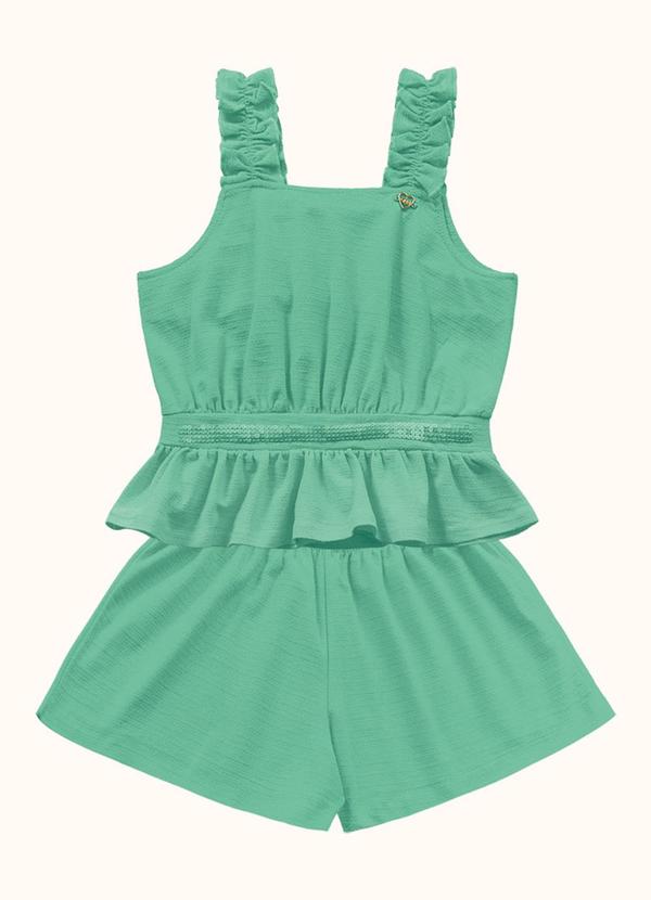 Conjunto Regata e Shorts Verde
