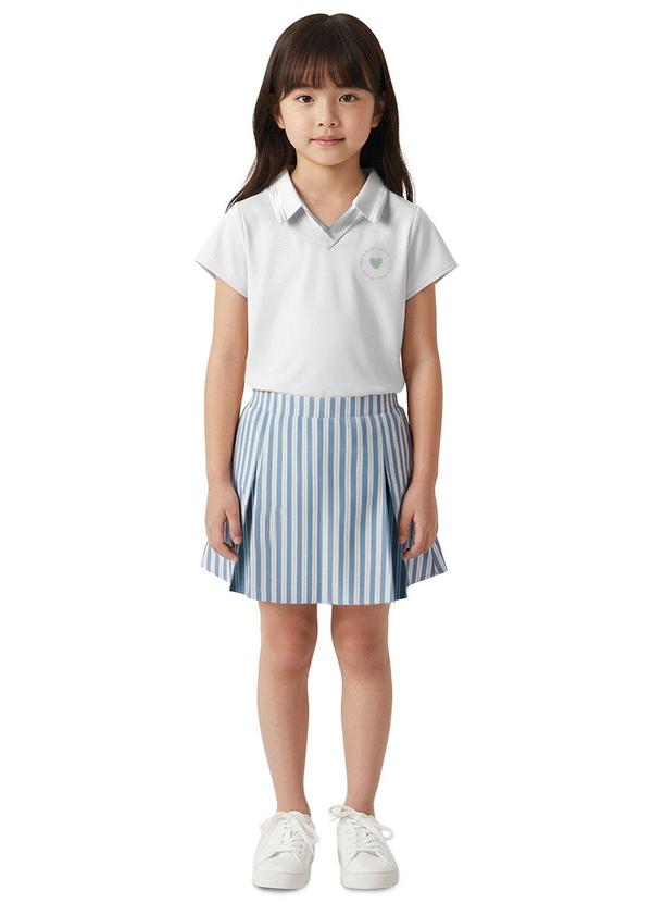 Conjunto All You Need Is Love com Lurex Branco