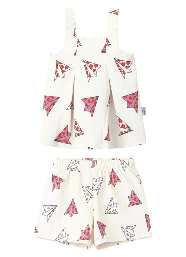 Conjunto Aviõezinhos de Origami Branco