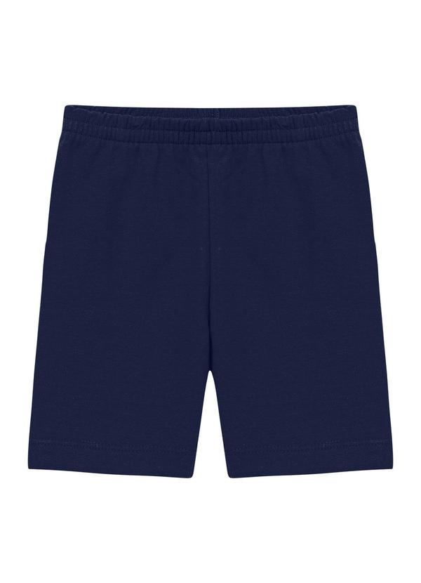Conjunto Bata Cereja Listras e Bermuda Azul