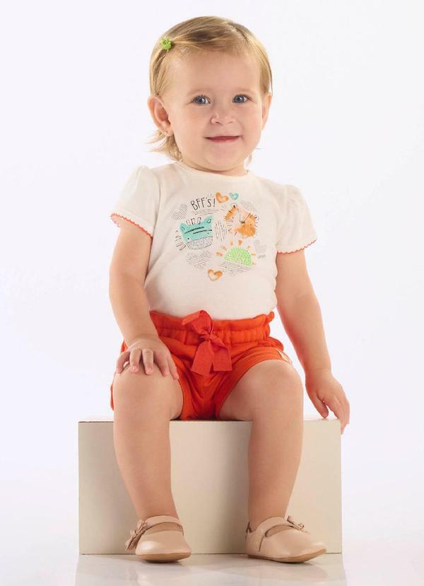 Conjunto Bff para Bebê Menina Branco
