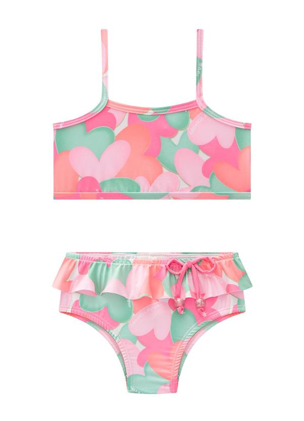 Conjunto Biquini em Malha Proteção Uv Verde