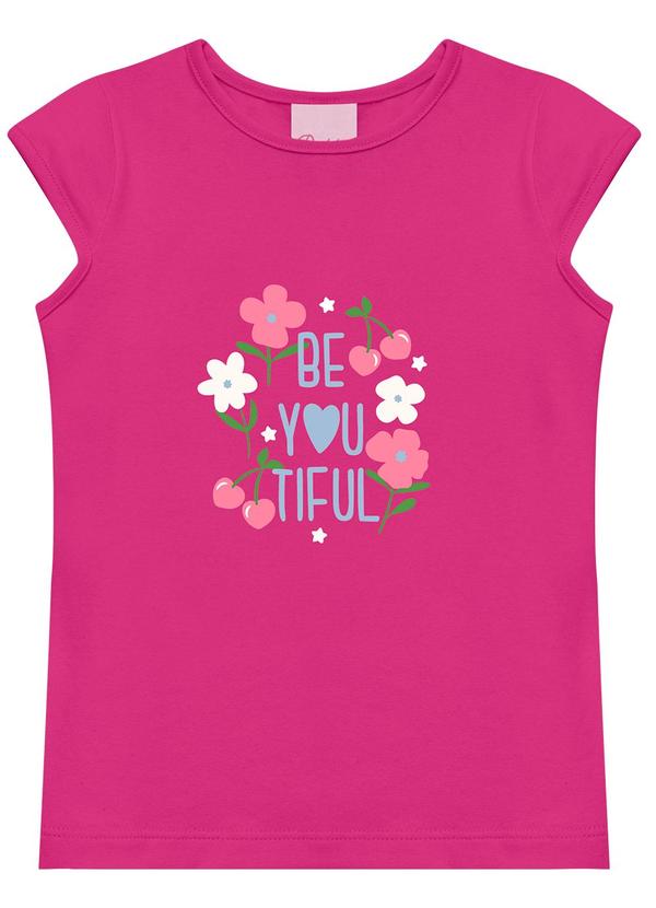 Conjunto Blusa Be You Tiful e Short Saia Rosa