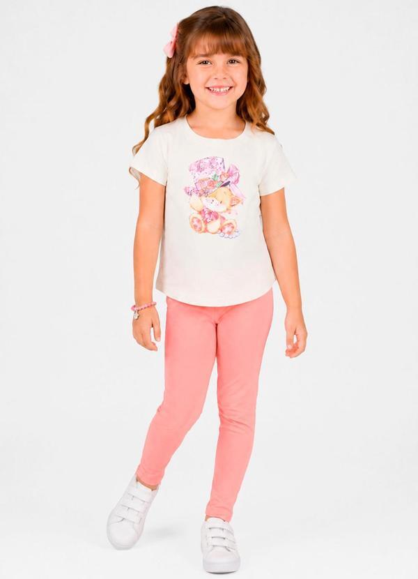 Conjunto Blusa com Legging Bege