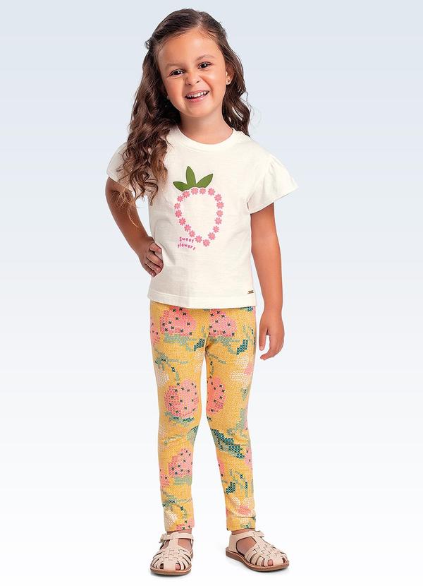 Conjunto Blusa e Legging Bege
