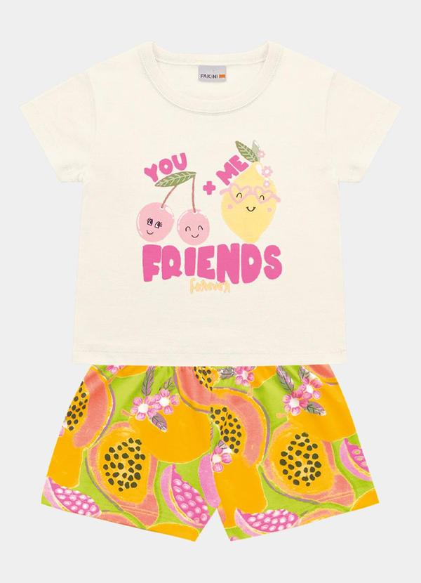 Conjunto Blusa e Short Bege