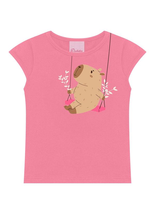 Conjunto Blusa e Short Saia Rosa