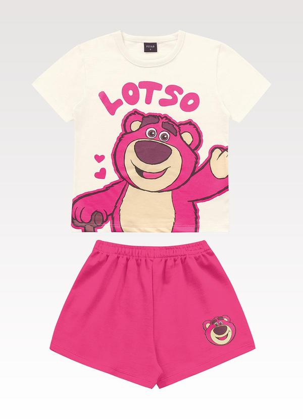 Conjunto Blusa e Shorts Lotso Bege