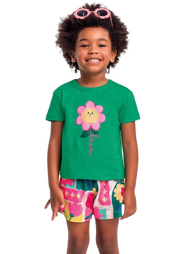 Conjunto Blusa/Shorts Verde