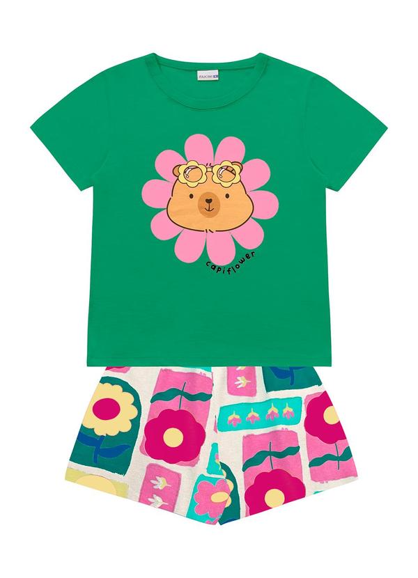 Conjunto Blusa/Shorts Verde