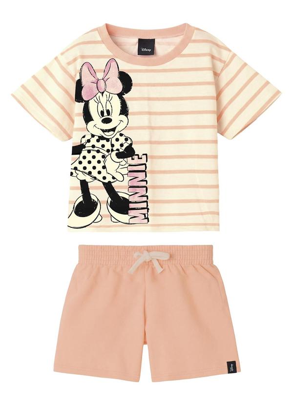 Conjunto Box Minnie Mouse Disney® Pêssego