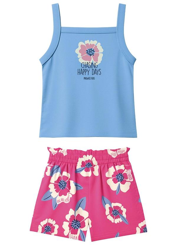 Conjunto Chasing Happy Days Azul Pastel