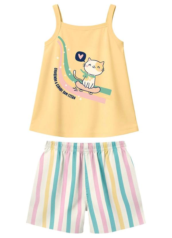 Conjunto Colorindo a Cidade Amarelo