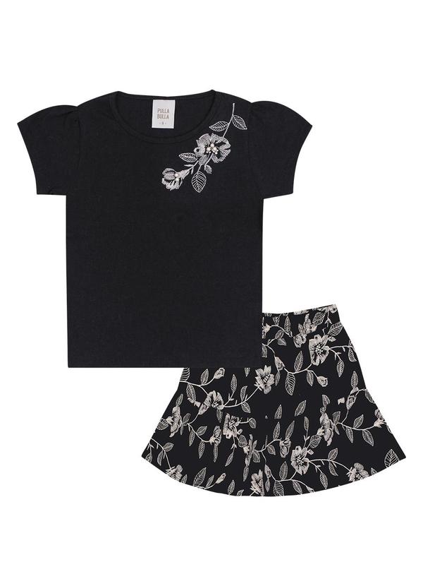 Conjunto Cotton Leve Preto