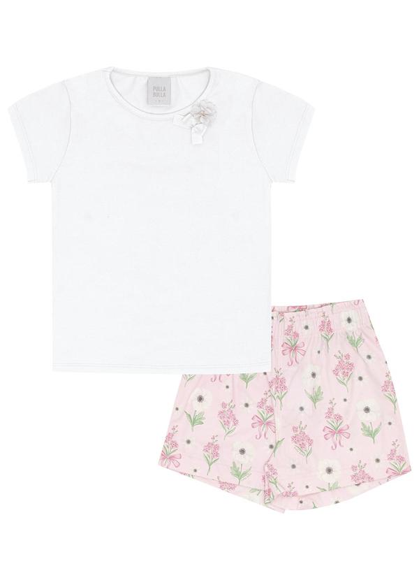 Conjunto Cotton Leve Trabalhado Branco