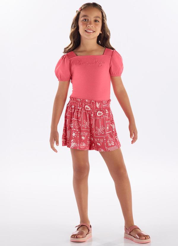 Conjunto Cotton Leve Vermelho
